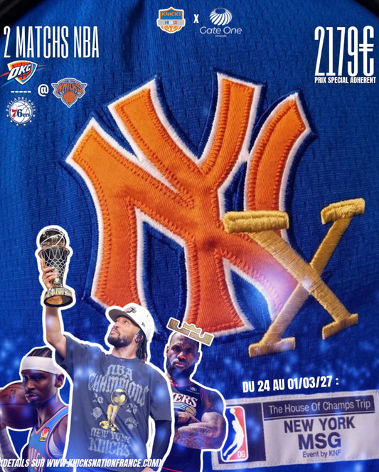 Knicks Nation France X Gate-One Voyages Travel!